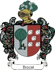 Escudo del apellido Brocal