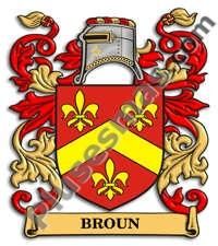 Escudo del apellido Broun