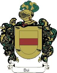 Escudo del apellido Bui