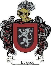 Escudo del apellido Buigues