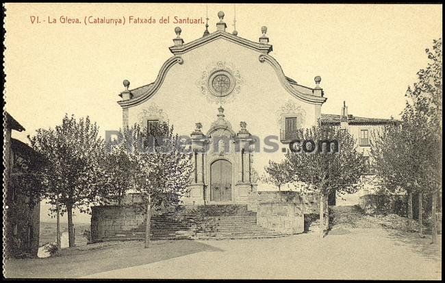 Fachada del santuario de la gleva en barcelona