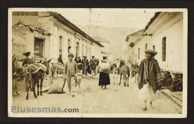 Foto antigua de COSTUMBRISTAS