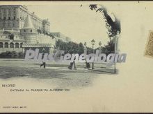 Entrada al Parque de Alfonso XIII en Madrid
